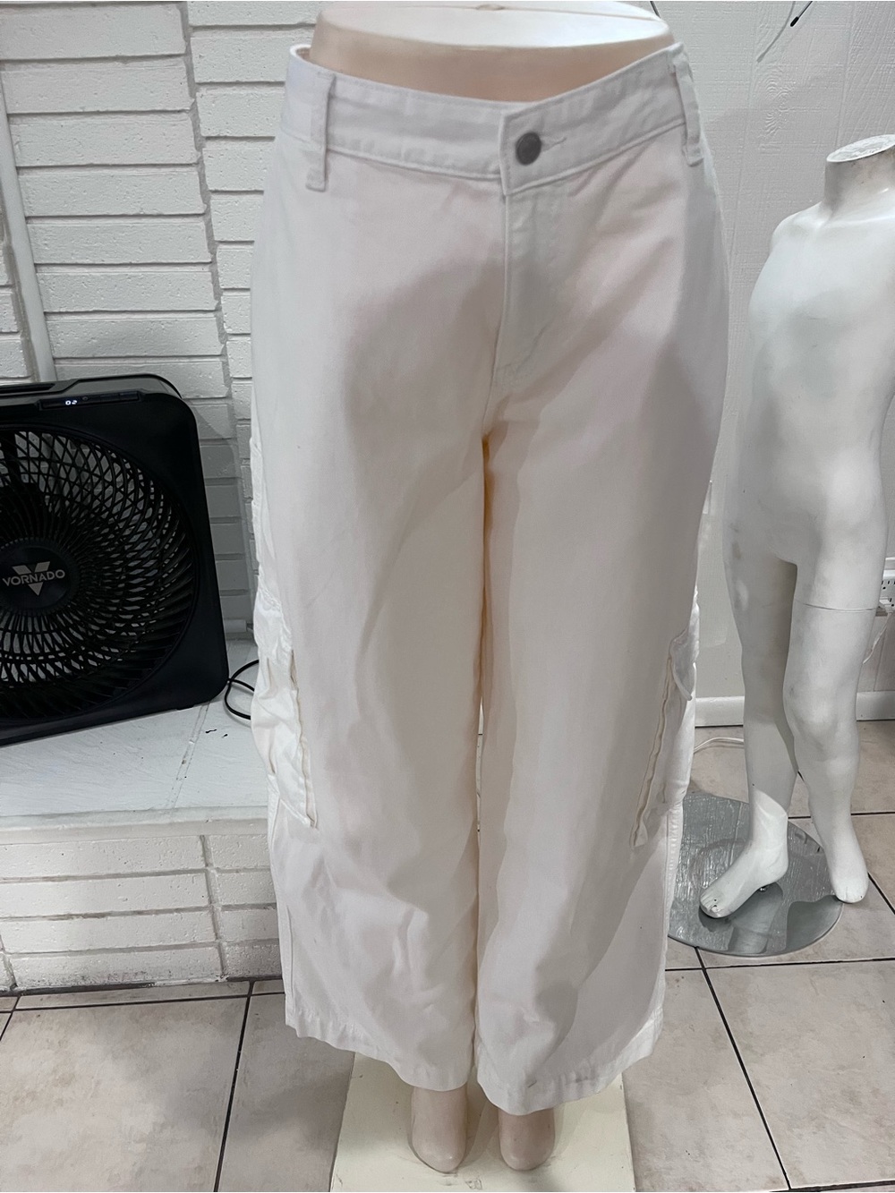 White Women's Wide-Leg Jeans